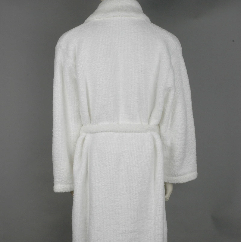 Luxury Heavy Weight 100% Polyester Chenille Fabric SPA Bathrobe